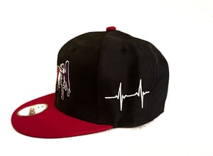Black and Red LIVIN snapback 