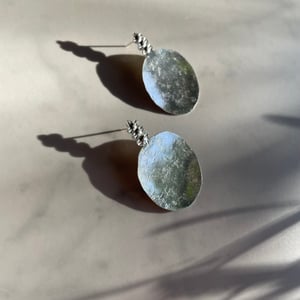 Image of inu earring sterling