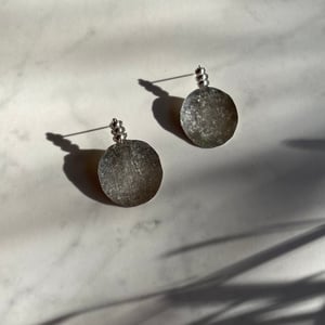 Image of inu earring sterling