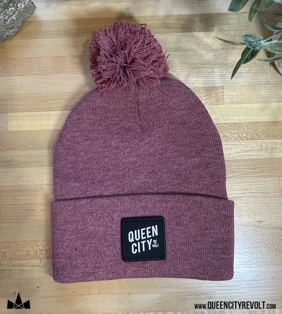 Image of Pom Beanie, Maroon