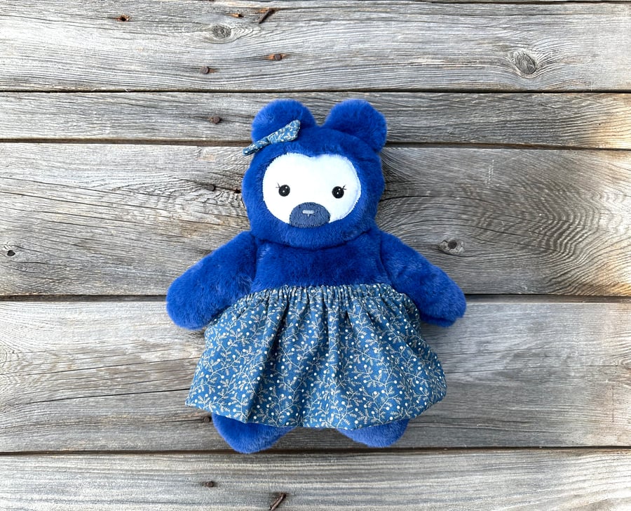 Image of Blue Seal Bear - Cuddle size - choose outfit