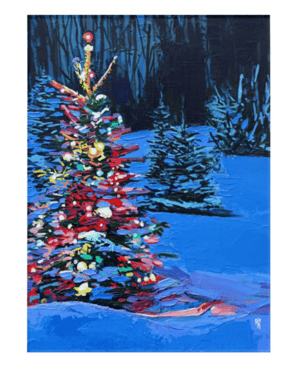 Image of Christmas Glow Print