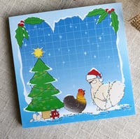 Image 2 of LIMITED EDITION - Christmas chicken memo pad