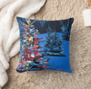 Christmas Glow Throw Pillow