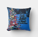 Christmas Glow Throw Pillow
