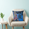Christmas Glow Throw Pillow