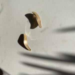 Image of urva earring brass