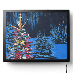 Image of Christmas Glow Illuminated Print