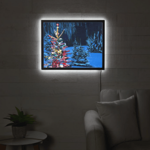 Image of Christmas Glow Illuminated Print