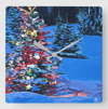 Christmas Glow Acrylic Clock