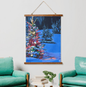 Christmas Glow Wood Topped Tapestry