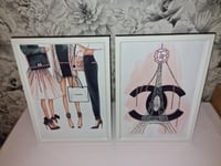 Image 1 of PINK SET OF FASHION GLOSSY PRINT SET