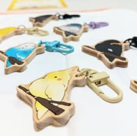 Image 1 of Wooden Bird Charms