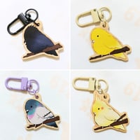 Image 2 of Wooden Bird Charms