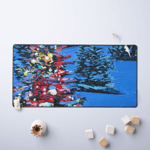 Image of Christmas Glow Neoprene Desk Mat