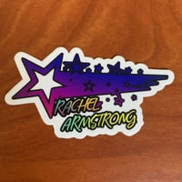 Rachel Armstrong Sticker :: White Design