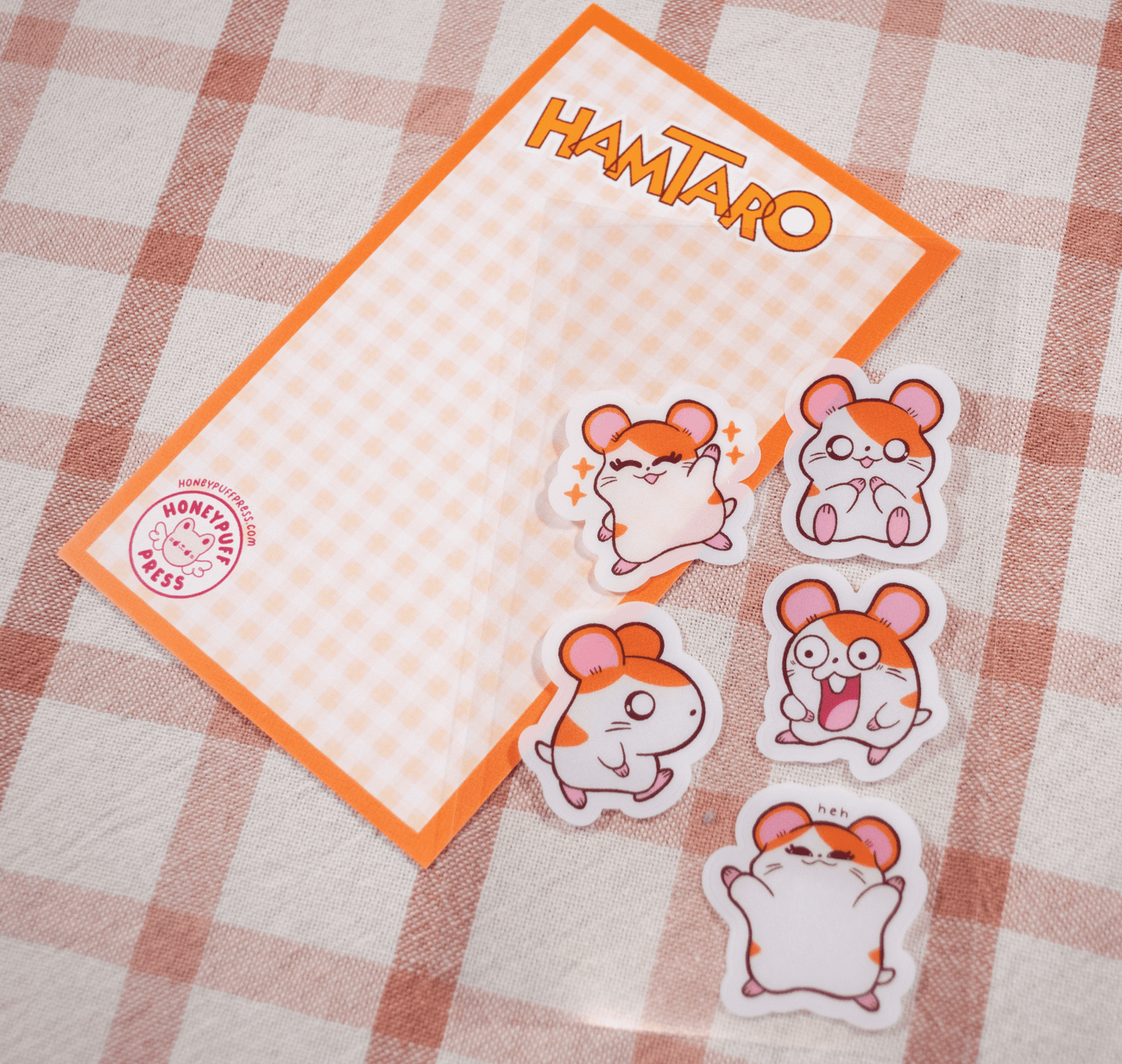 Hamtaro Sticker Sheet | Honeypuff Press