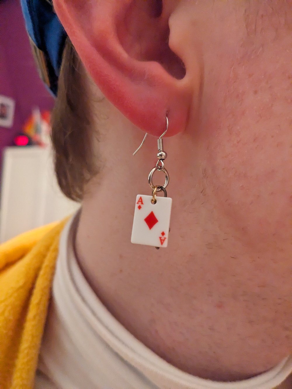 Image of Playing Cards Earrings | Wonderland Collection