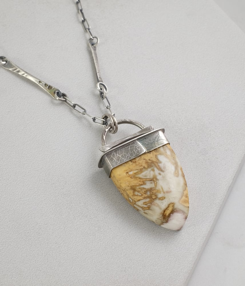 Image of Sticky Stone sterling Silver Necklace