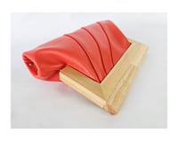 Image 1 of Chili Leather & Timber Clutch