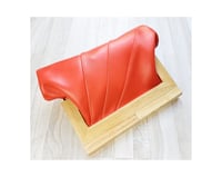 Image 3 of Chili Leather & Timber Clutch