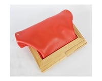 Image 4 of Chili Leather & Timber Clutch
