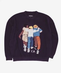 Image 1 of FUCKING AWESOME_KIDS ARE ALRIGHT SWEATER :::NAVY:::