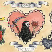 Image 4 of Love Kills Art Print