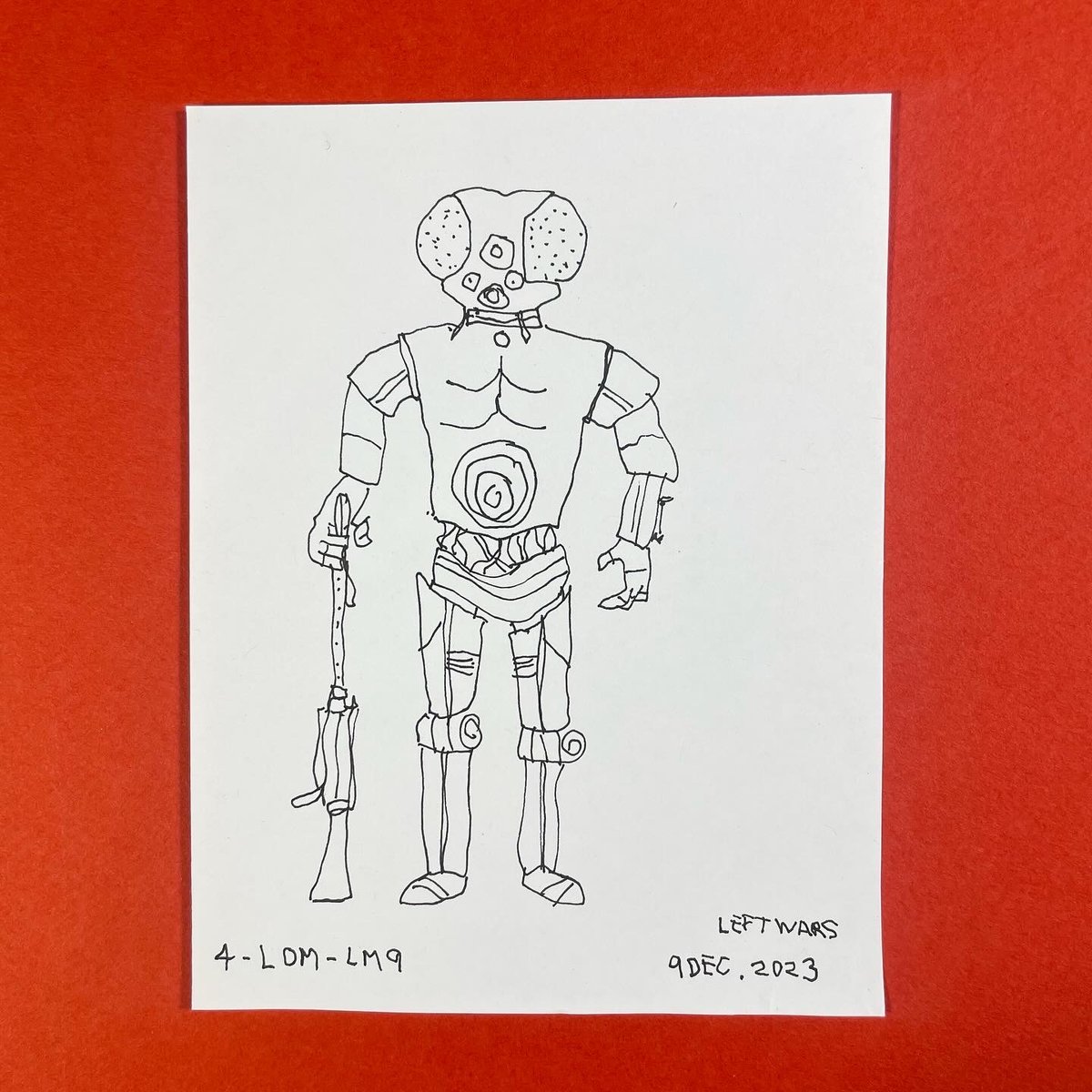 Image of 4-LOM ink drawing 