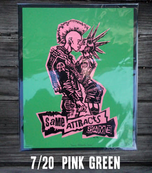 Image of Same Attracts Same Punks LINO PRINT