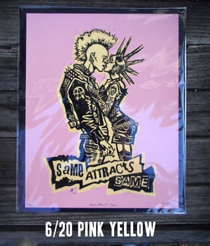 Image of Same Attracts Same Punks LINO PRINT