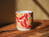 Image 1 of Red Squiggle Cup