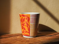Image 2 of Squiggle/Checkerboard Cups