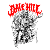 Image 2 of Dave Hill Shredding Skullface Shirt by Artist Tim Lehi