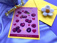 Image 2 of Mon Cherry Sticker Sheet