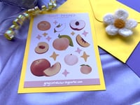 Image 2 of Just Peachy Sticker Sheet