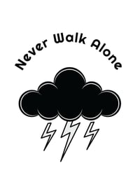 Image 2 of Black Cloud Art Print
