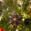 Copper Snowflake Ornament