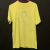 CAC T-shirt 2colour on Strobe Yellow SIZE MEDIUM