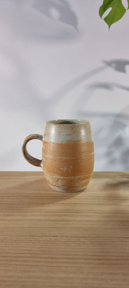 Image of Mug with Shino glaze 2