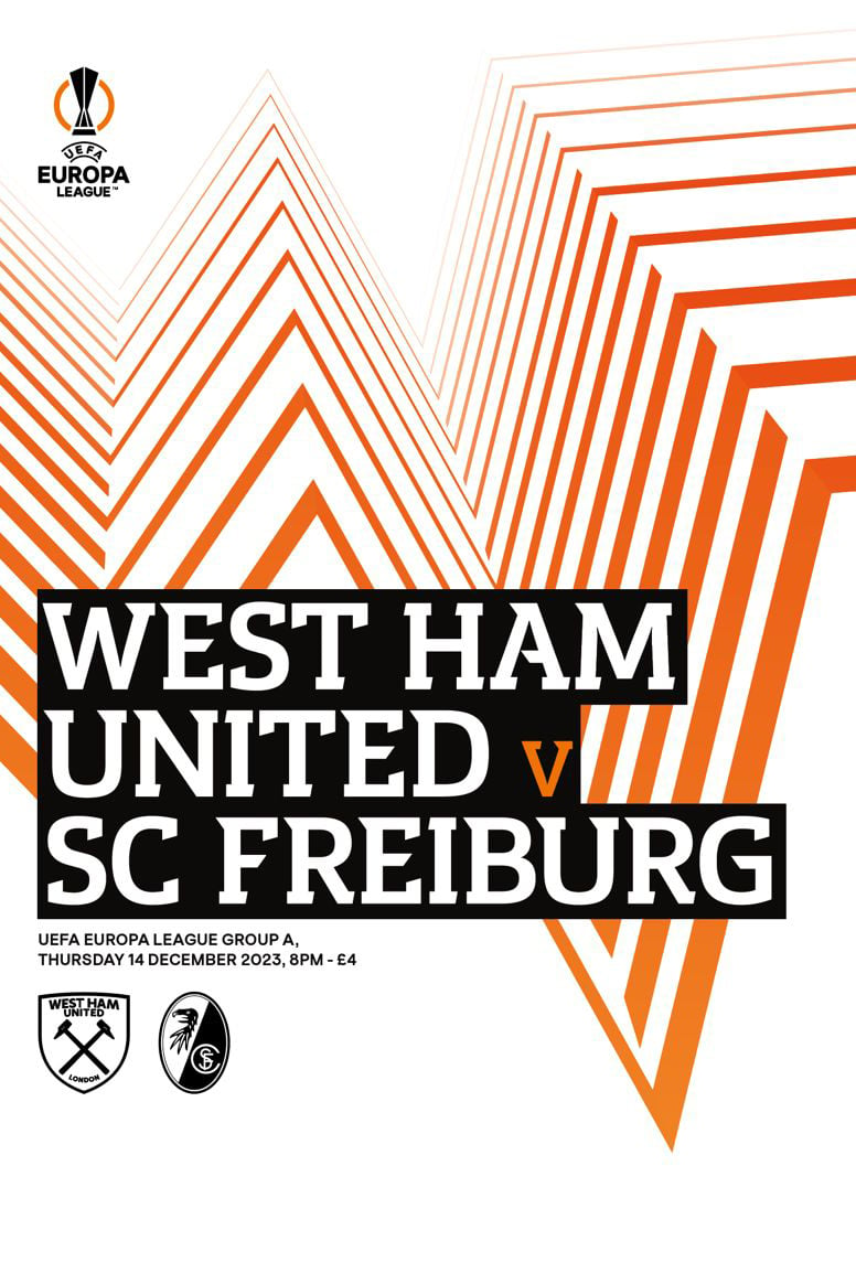 WEST HAM UNITED V SC FREIBURG | UEFA EUROPA LEAGUE 14.12.23 INCLUDING ...