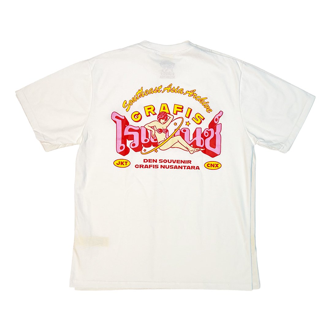 Den x Grafis Nusantara - SEA Romance T-Shirt (White