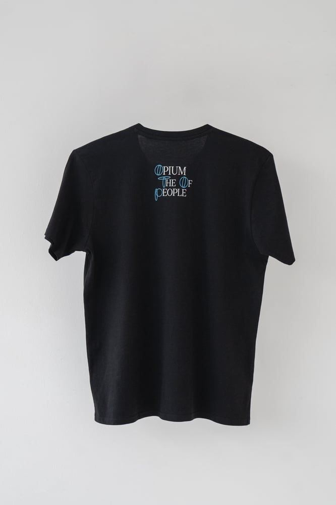Image of OPIUM OF THE PEOPLE BLACK T-SHIRT 2023