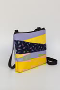 Bolso bandolera malva y amarillo