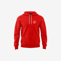 Image 1 of Good Homie Classic( Red Hoodie-small logo)