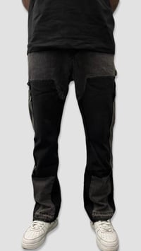 Image 1 of Flare Cargo Grey Jean