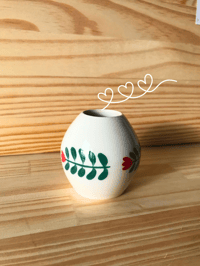 Image of Mini Jarra Tulipa Green&Red