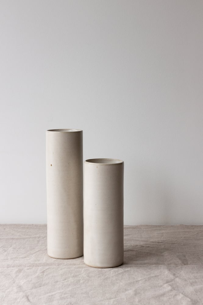 Image of vases 2 tailles / blanc