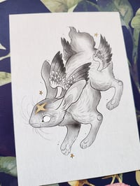 Image 2 of Star rabbit A6 print
