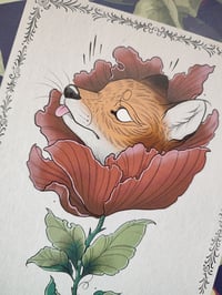 Image 2 of Flowerfox A5 print